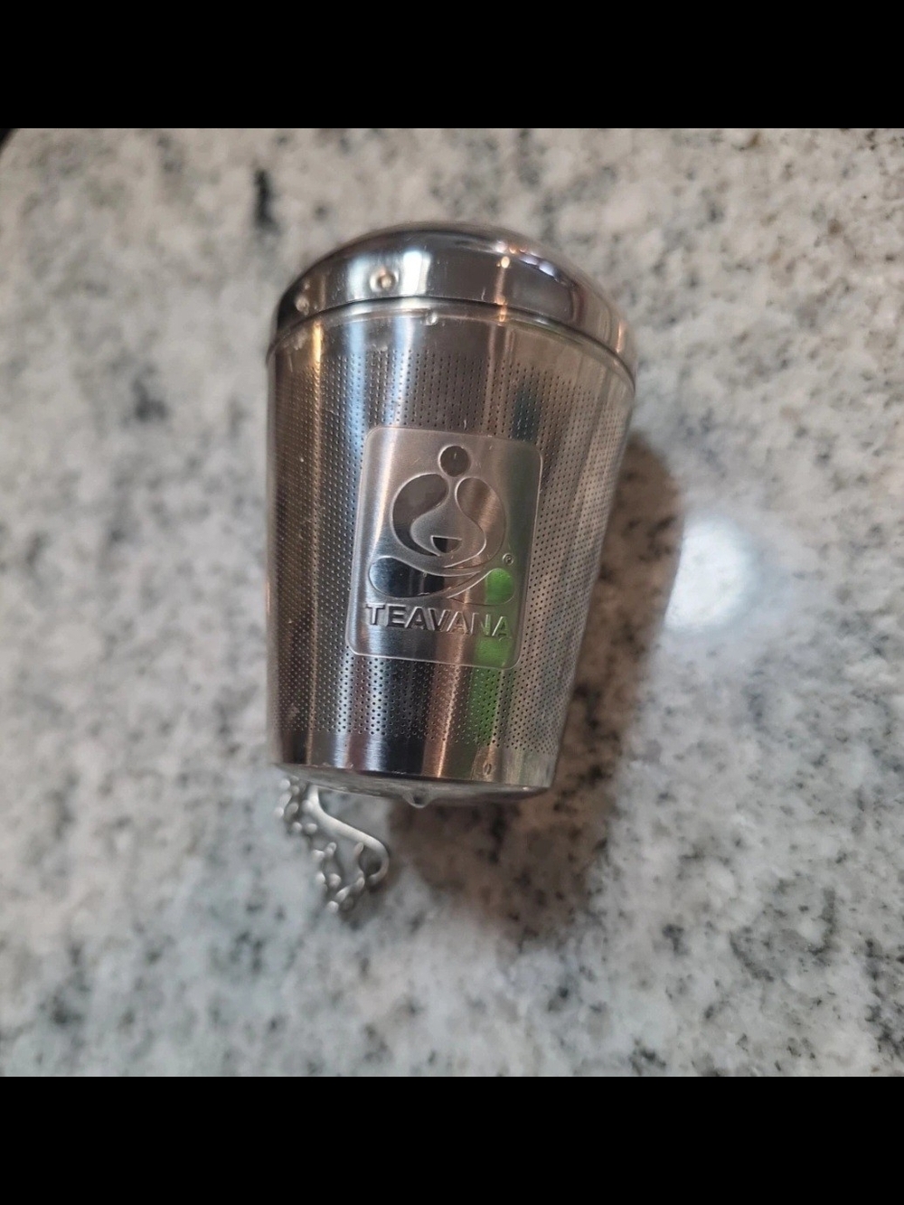 Teavana Silver Stainless Steel Tea Infuser with Chain